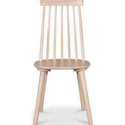 Matgrupp PiPi runt matbord Ø150 cm inkl 4 st Dalsland pinnstol - Whitewash + 4.00 x Stolsdyna