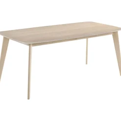 Matgrupp whitewash; Köksbord 180 x 90 cm med 6 st stolar