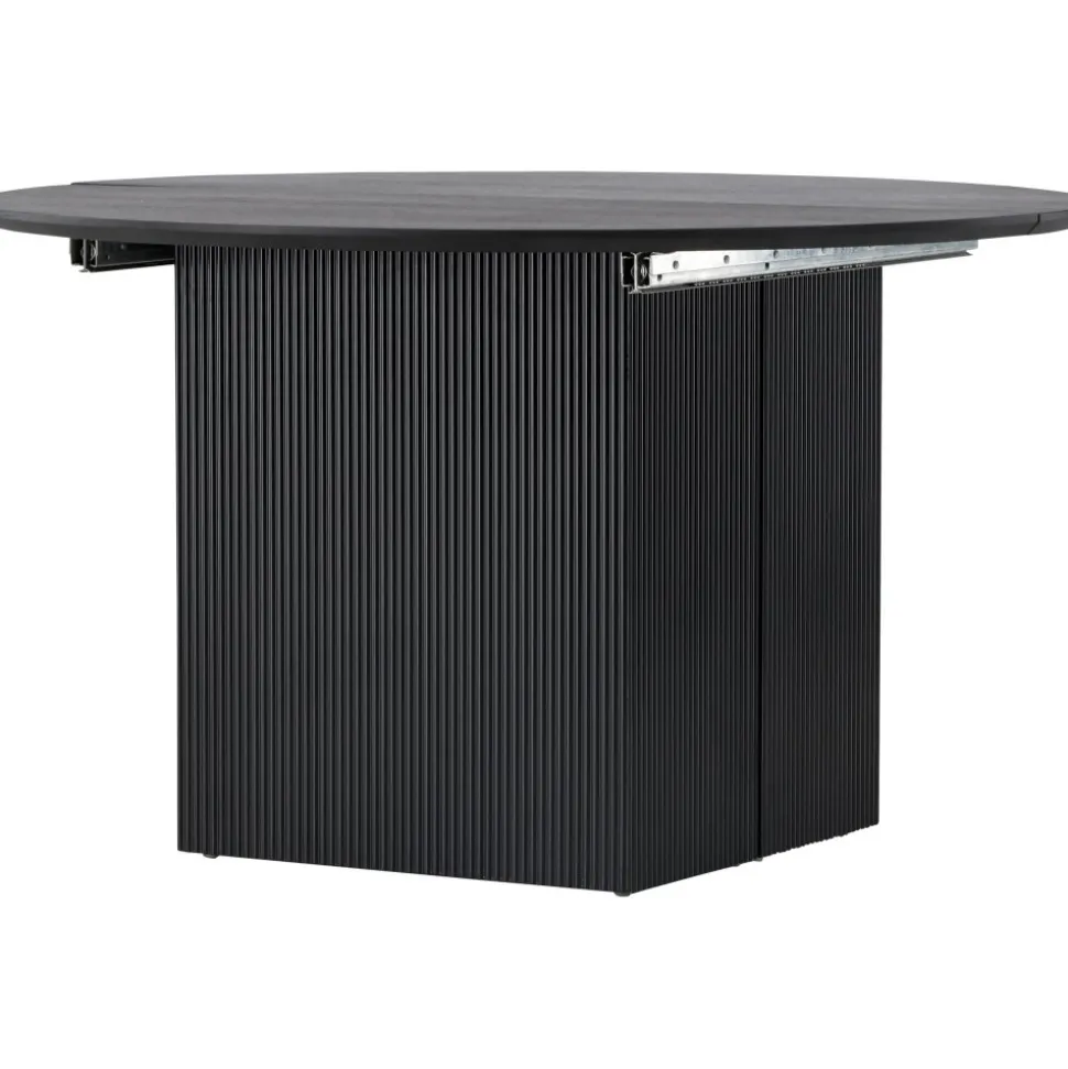 Matilda matbord 130-180 x 130 cm - Svart