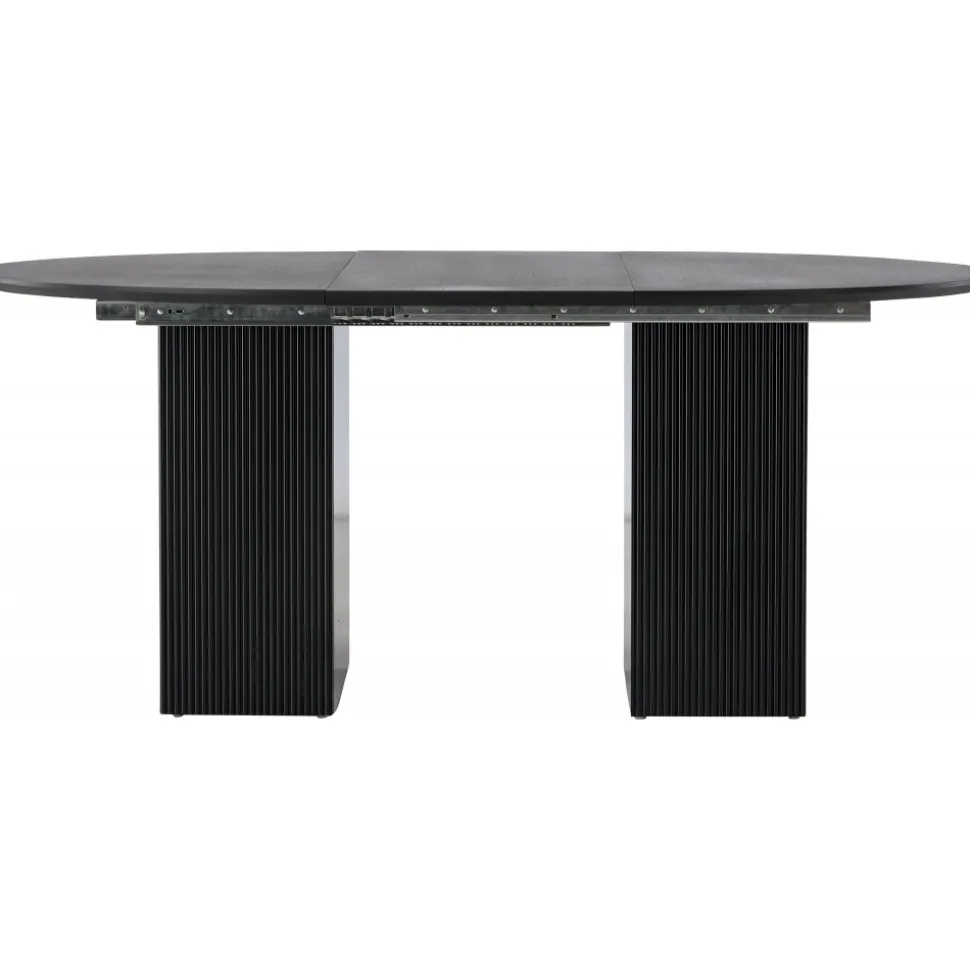 Matilda matbord 130-180 x 130 cm - Svart