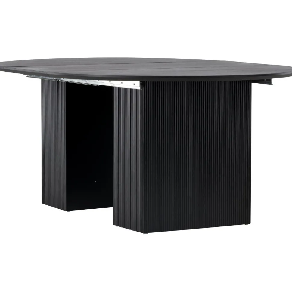 Matilda matbord 130-180 x 130 cm - Svart