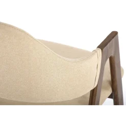 Matstol Beige / Valnöt - Kamilla