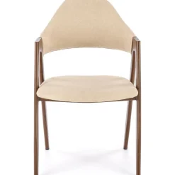 Matstol Beige / Valnöt - Kamilla