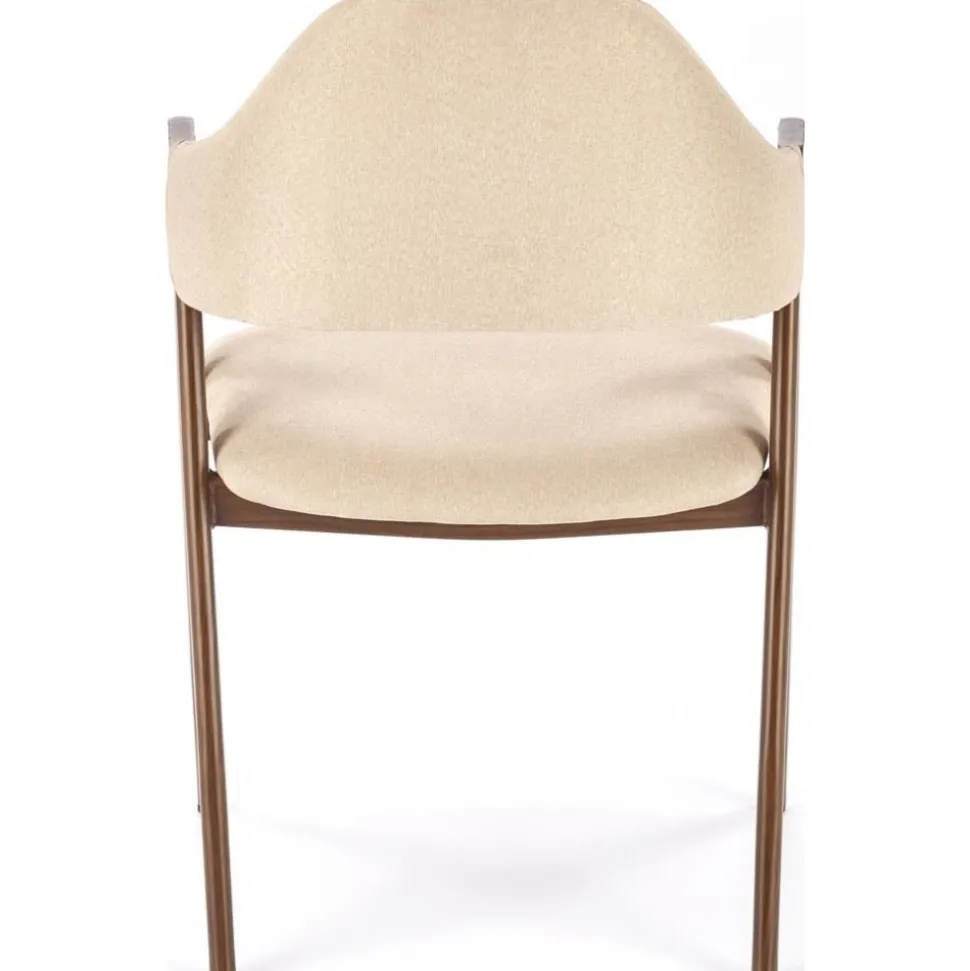 Matstol Beige / Valnöt - Kamilla