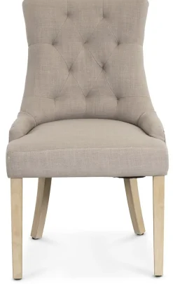 Matstol beige med träben - Tuva + Fläckborttagare för möbler