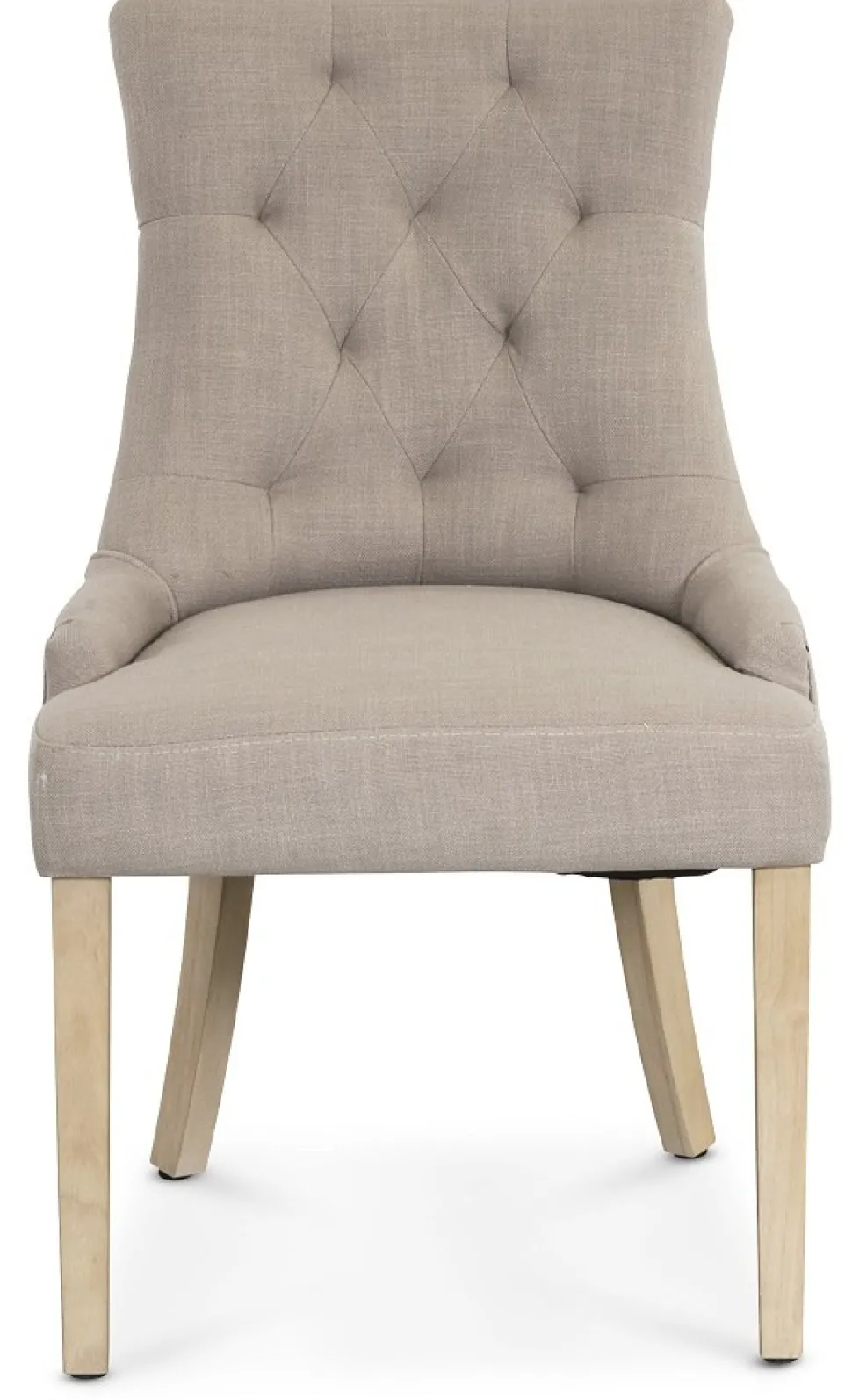 Matstol beige med träben - Tuva + Fläckborttagare för möbler