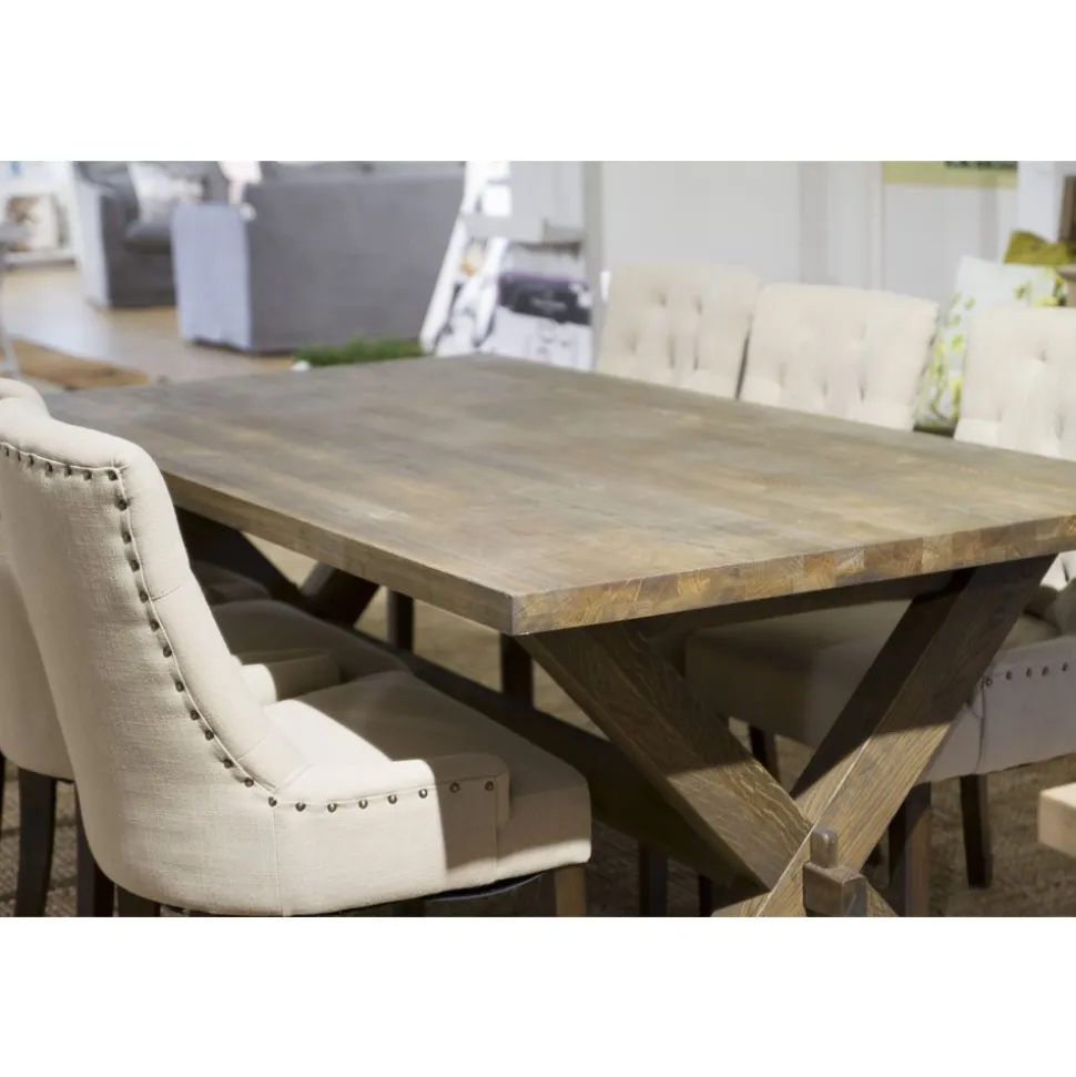 Matstol beige/brun - Tuva + Möbeltassar