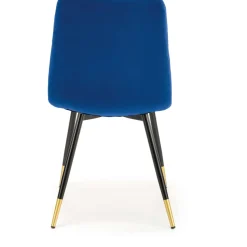 Matstol blå sammet
