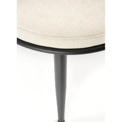 Matstol ljusbeige sammet