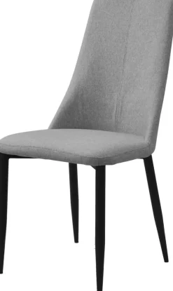 Matstol ljusgrå/svart - Artur