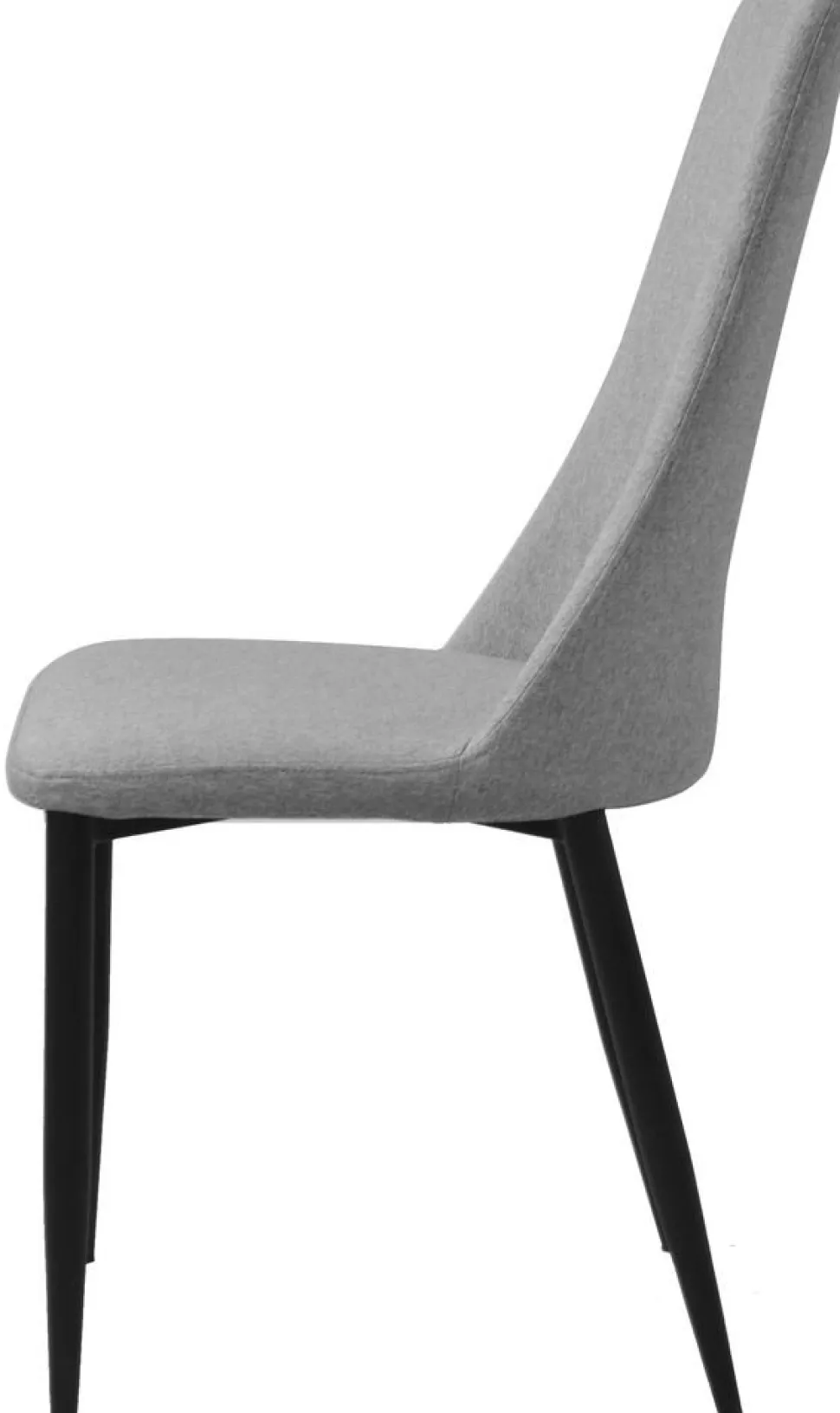 Matstol ljusgrå/svart - Artur