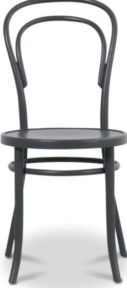 Matstol Nr 14 - Mörkgrå + Möbeltassar