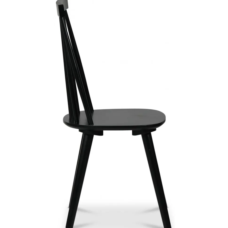 Matstol svart - Dalsland + Möbeltassar