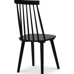 Matstol svart - Dalsland + Möbeltassar