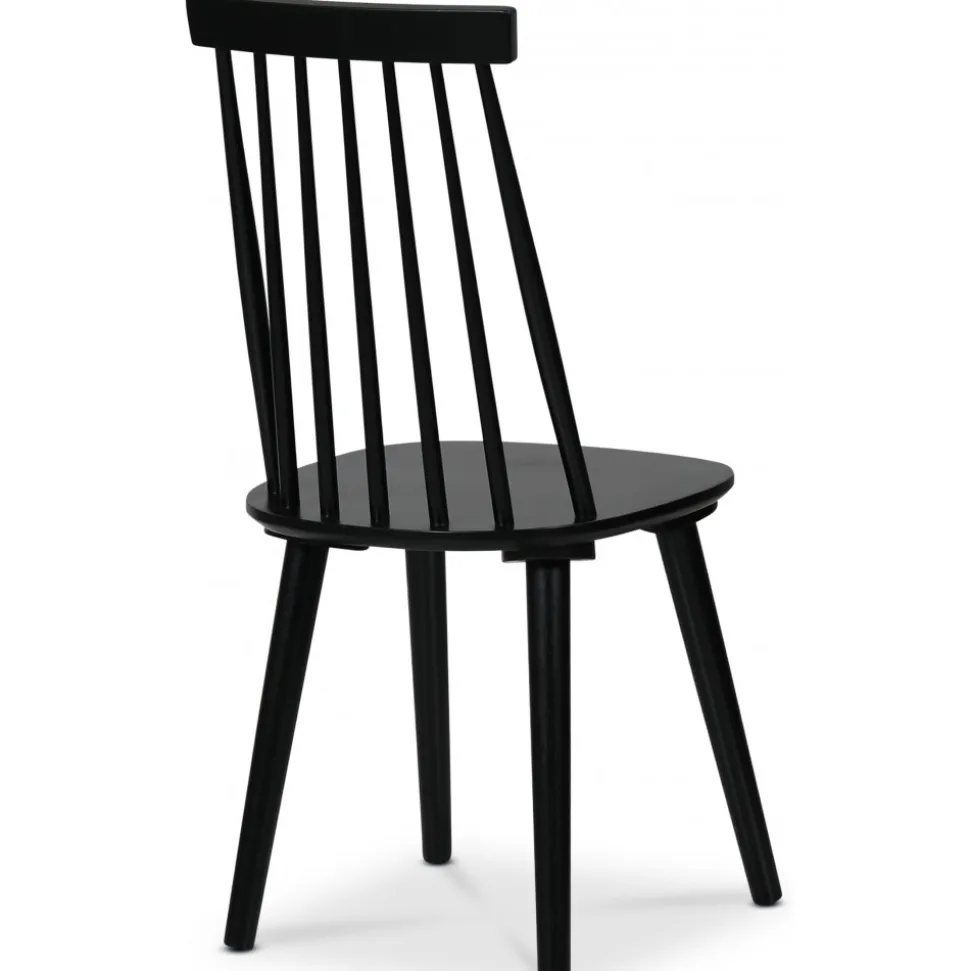 Matstol svart - Dalsland + Möbeltassar