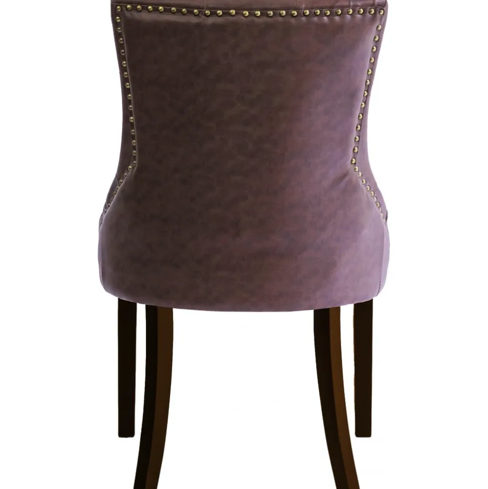 Matstol Tuva brun med mörkbruna ben + Textilrengöring för möbler