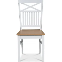 Matstol vit/ek - Fårö