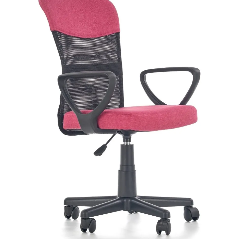 Matthias kontorsstol - Rosa/svart