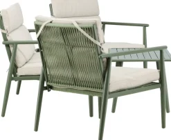 Mazzaro soffgrupp - Grön/Beige + Rengöringsmedel för utemöbler