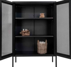 Melbourne Vitrinskåp - Svart