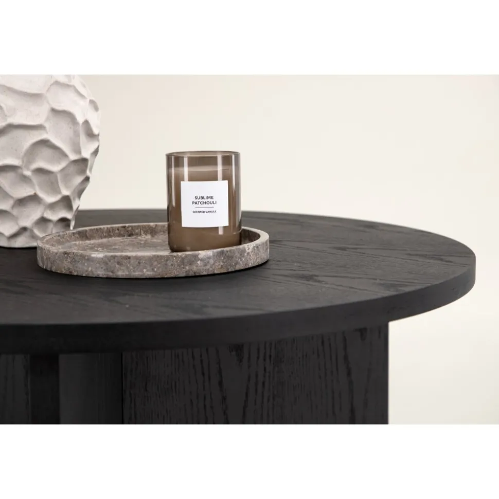 Melker soffbord Ø65 cm - Svart