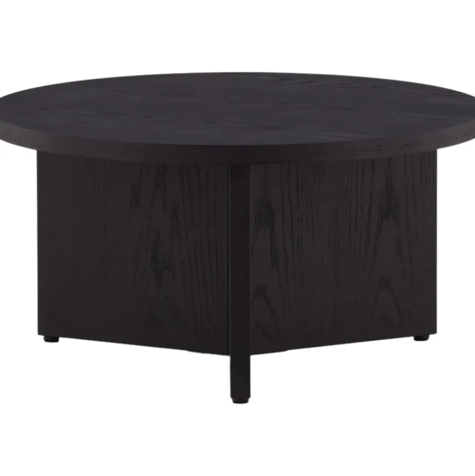 Melker soffbord Ø85 cm- Svart