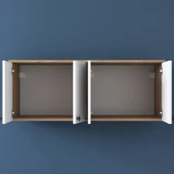 Mendy överskåp - Valnöt/vit