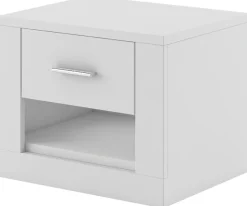 Mervyn sängbord - Vit