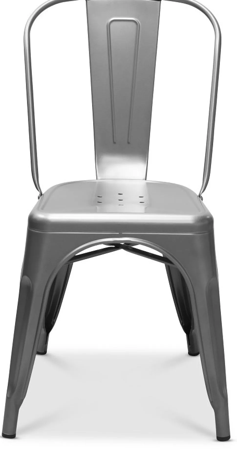 Metallstol staplingsbar - Borstat stål + Textilrengöring för möbler