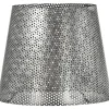 Mia mönstrad metall lampskärm - Antiksilver