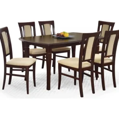 Micah matbord 160-240 cm - Mörk valnöt