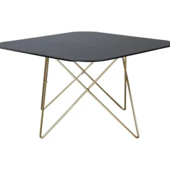 Michel soffbord 80 x 80 cm - Svart marmor