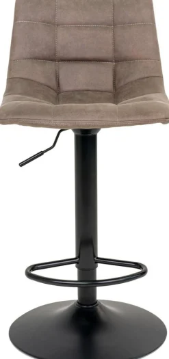 Middelfart Barstol - Ljusbrun/svart