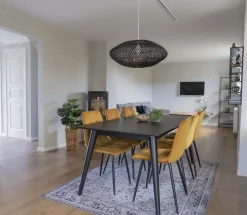 Middelfart Matstol - Gul/svart