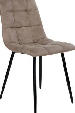 Middelfart Matstol - Ljusbrun/svart