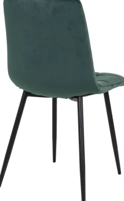 Middelfart Matstol - Mörkgrön/svart