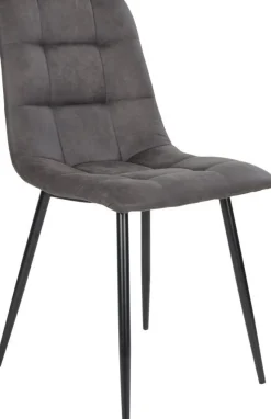 Middelfart Matstol - Mörkgrå/svart