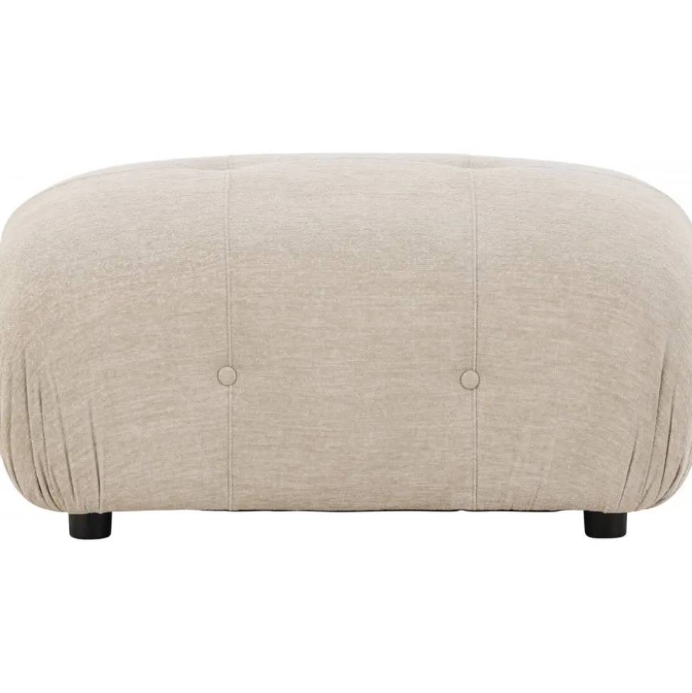 Mika ottoman - Beige/Svart