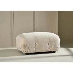 Mika ottoman - Beige/Svart