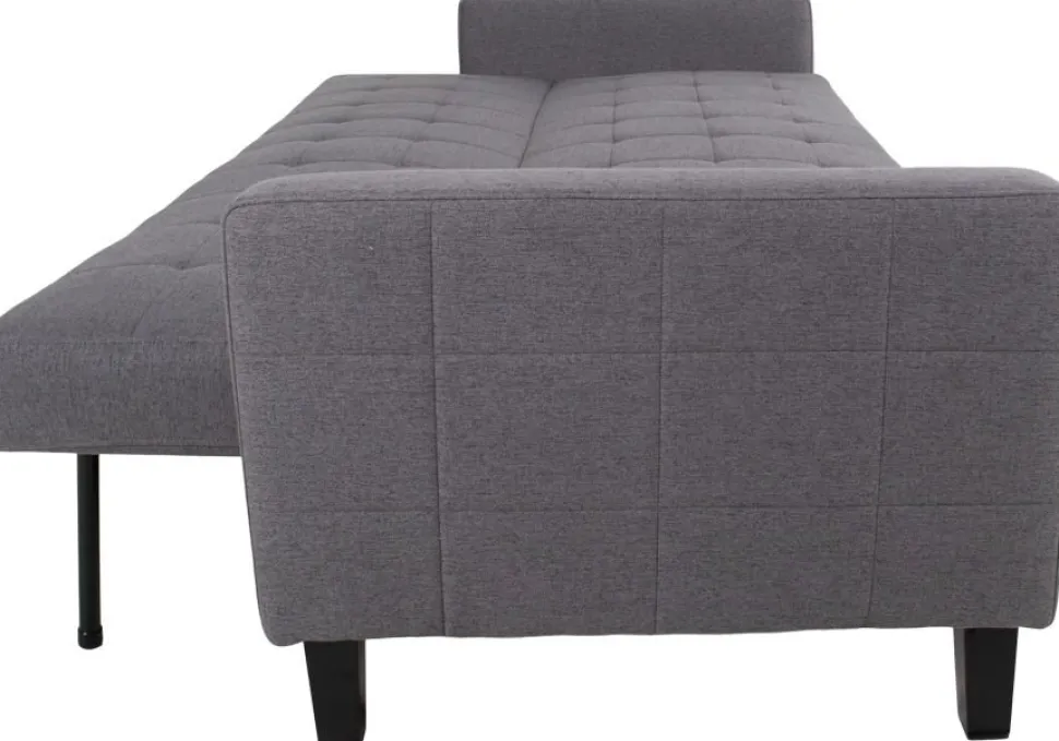 Milton Bäddsoffa - Mörkgrå/björk