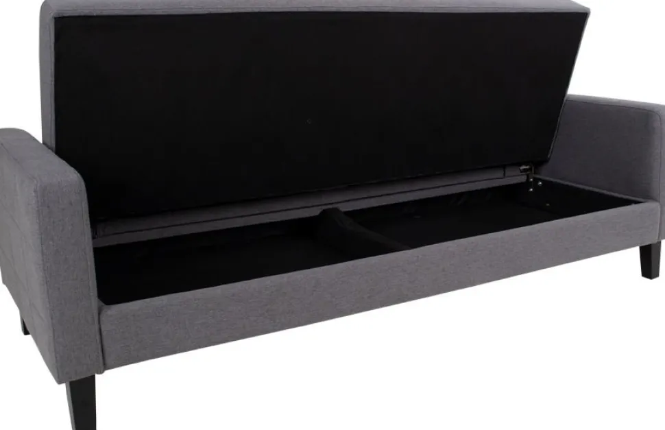 Milton Bäddsoffa - Mörkgrå/björk