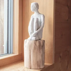 Mindful dekoration 10 x 11 x 29 cm - Mangoträ