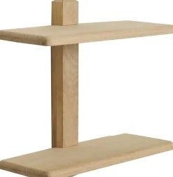 Mindy vägghylla - Vitpigmenterad ek