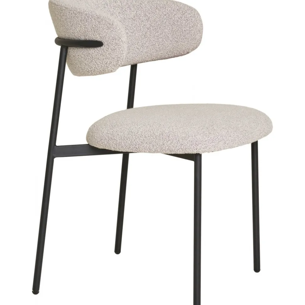 Mira matstol - Sand bouclé