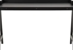 Miso skrivbord 126,6x51,6 cm - Svart + Textilrengöring för möbler