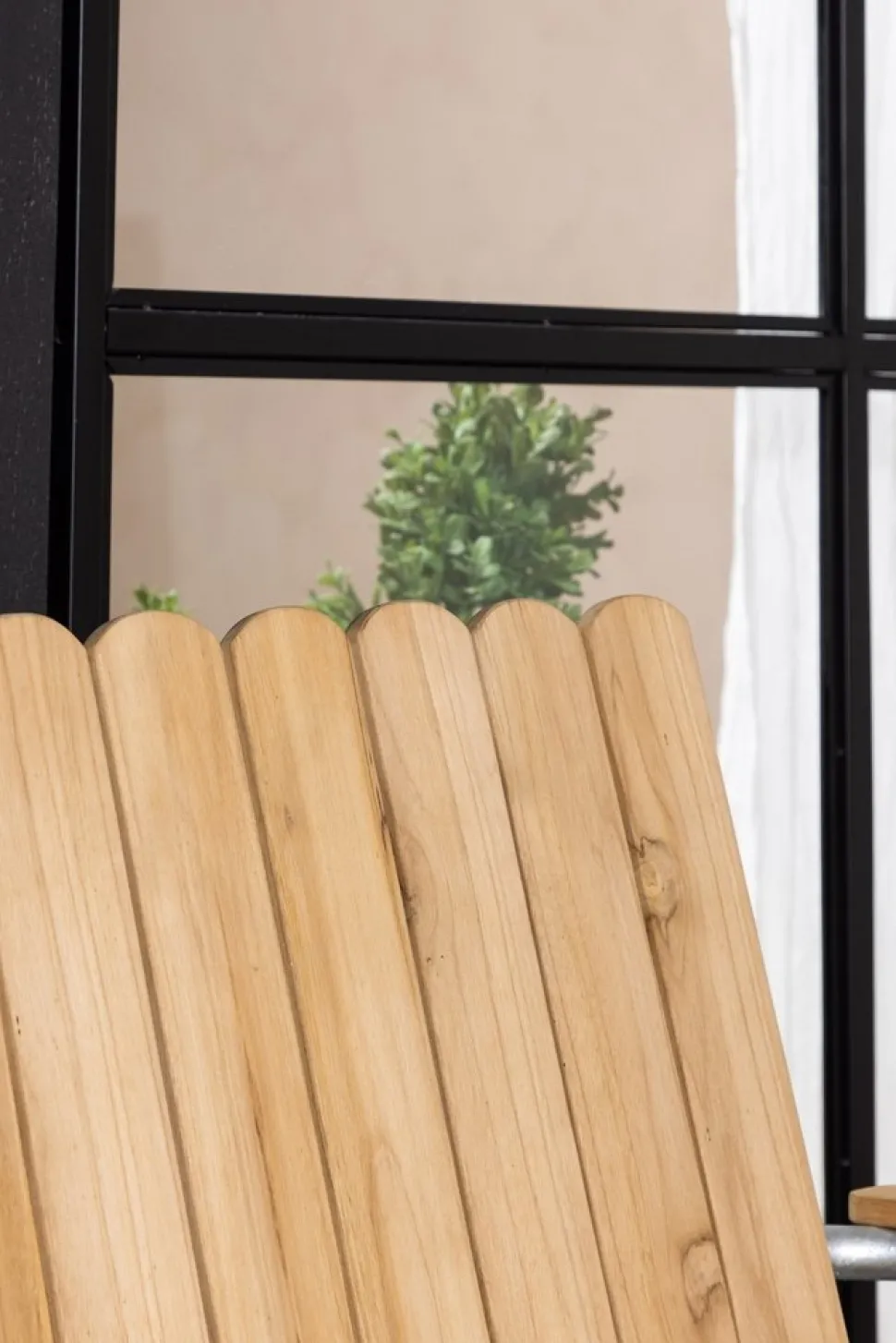 Möllan trädgårdssoffa i teak + Textilskydd för utemöbler