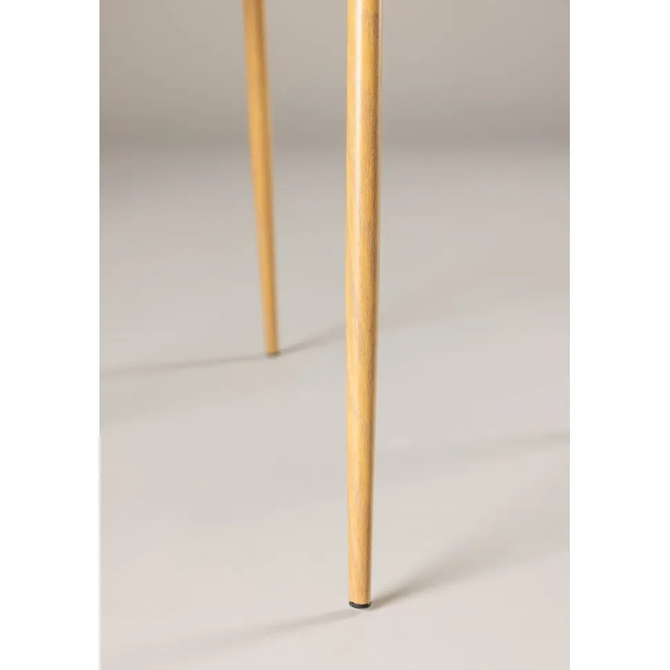 Modesto matstol - Brun boucle