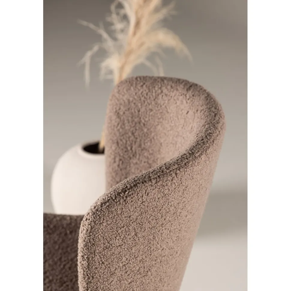 Modesto matstol - Brun boucle