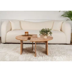 Moira soffbord Ø90 cm - Furu