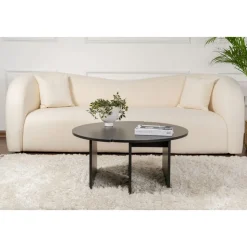 Moira soffbord Ø90 cm - Svart